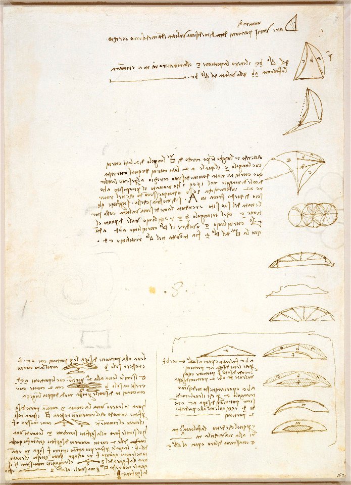 Leonardo da Vinci - RCIN 919145, Studies of geometry 1509
