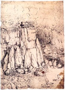 Leonardo da vinci, Cavern with ducks