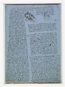 Leonardo da Vinci - RCIN 919084, Studies of the heart, and notes on the vices of men c. 1511-13