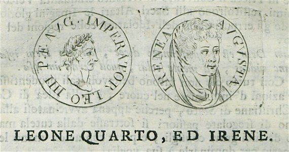 Leone quarto, ed Irene - Fanelli Francesco - 1695