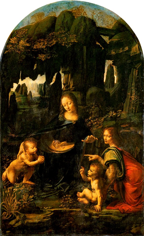 Leonardo da Vinci - Virgin of the Rocks (Louvre)