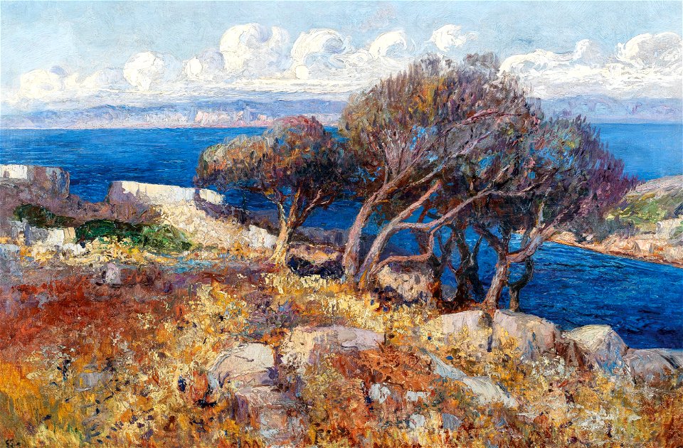 Leontine von Littrow Küstenlandschaft
