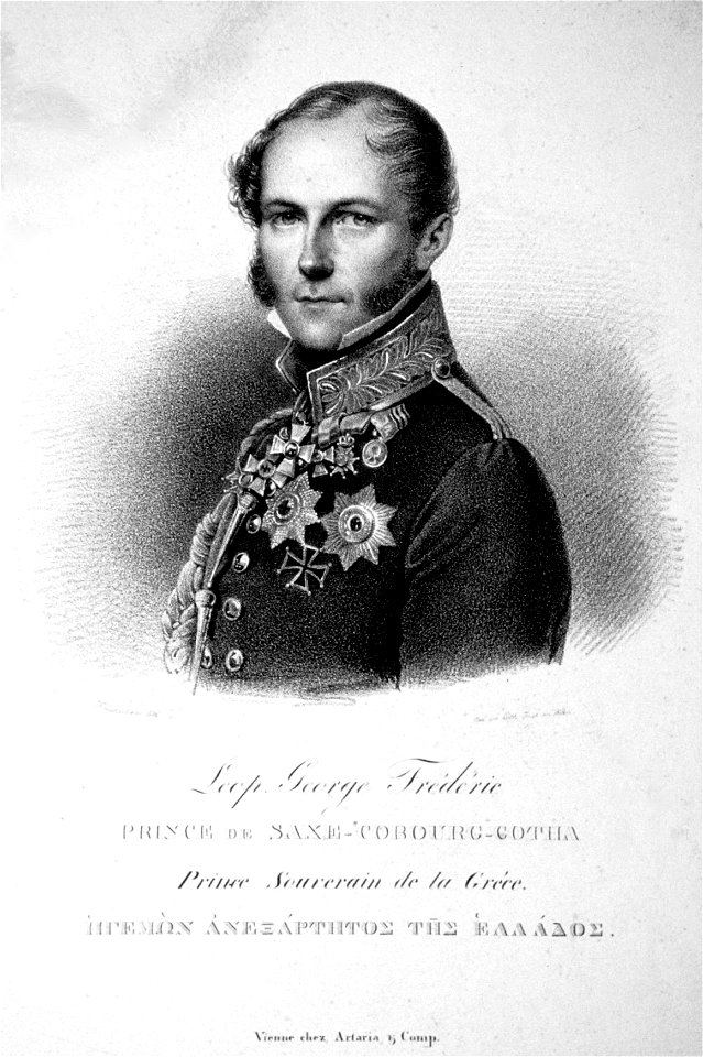 Leopold I. von Belgien Litho 01