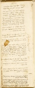 Leonardo da Vinci - RCIN 919141, Recto Notes on anatomy and optics