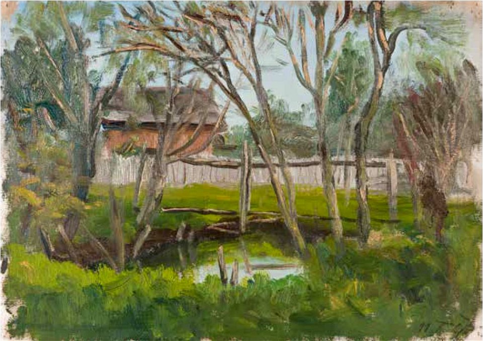 Leopold Blauensteiner HAUS AM BACH 2 1899