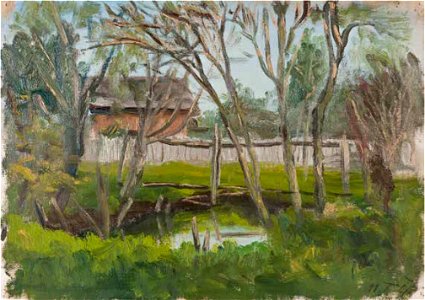 Leopold Blauensteiner HAUS AM BACH 2 1899