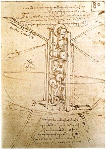 Leonardo da vinci, Flying machine