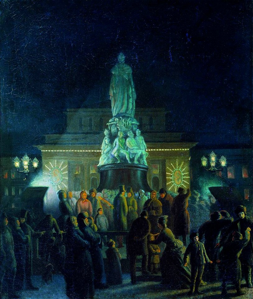 Leonid Solomatkin - The Opening of the Monument to Catherine the Great