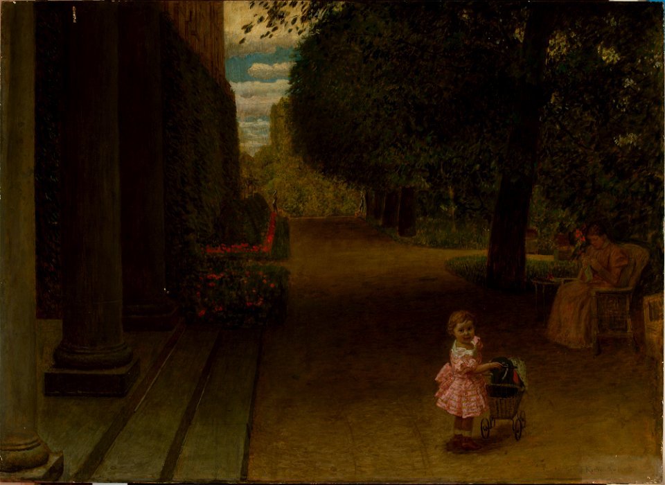 Leopold Kalckreuth - In the garden - 186211 - National Museum in Warsaw
