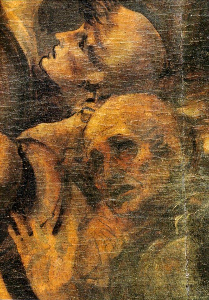 Leonardoi, adorazione dei magi, dettaglio 01