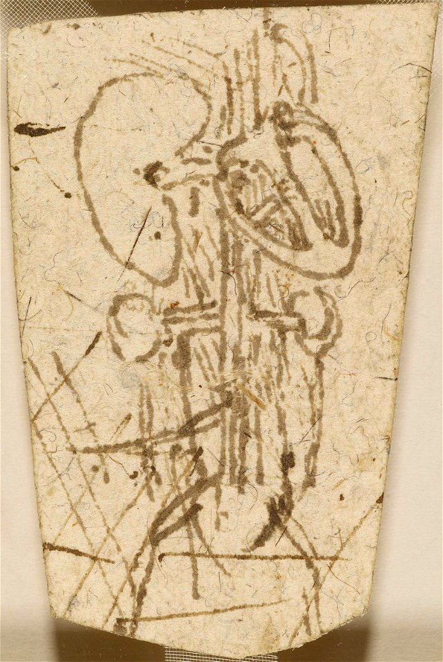Leonardo da Vinci - RCIN 919126, A sketch of the liver, heart and kidneys c. 1515-16