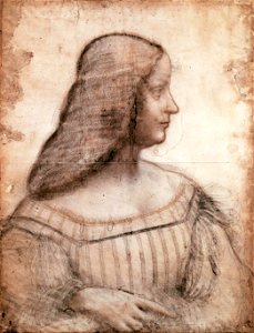 Leonardo da Vinci, Portrait of Isabella d'Este