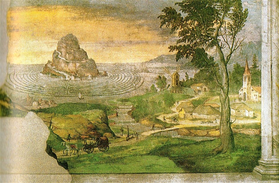 Leonbruno, Lorenzo — Der Olymp, von einem Labyrinth umgeben