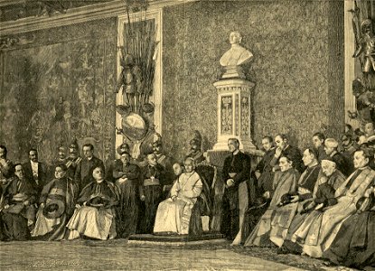 Leone XIII inaugura nel Vaticano le Sale dei Borgia