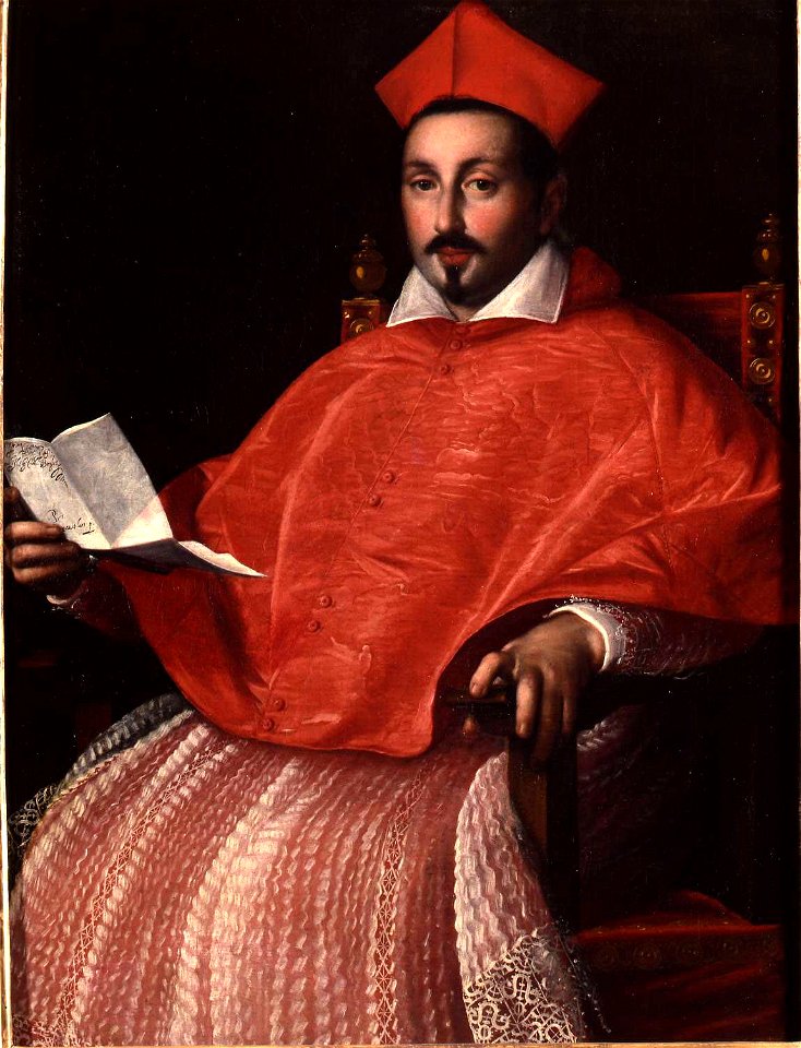 Portrait of Cardinal Scipione Borghese (by Ottavio Leoni)