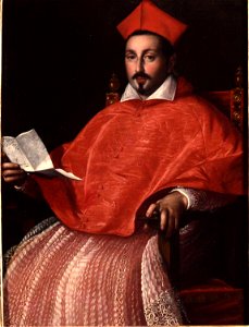 Portrait of Cardinal Scipione Borghese (by Ottavio Leoni)