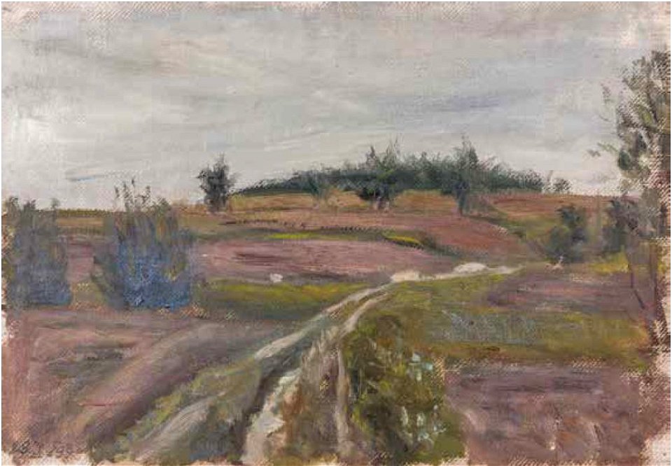 Leopold Blauensteiner LANDSCHAFT BEI RUPRECHTSHOFEN 1899