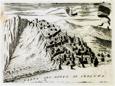 Lepanto della parte del Golfo - Coronelli Vincenzo - 1686