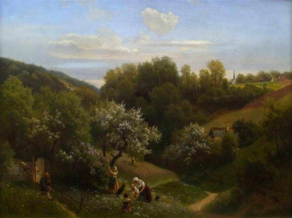 Eduard Leonhardi - Obersächsische Landschaft (1869)