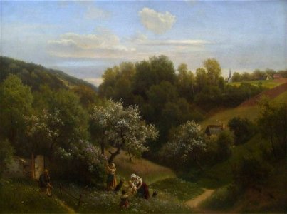 Eduard Leonhardi - Obersächsische Landschaft (1869)