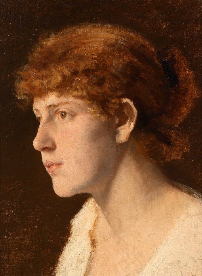 Leopold Carl Müller Mädchenkopf