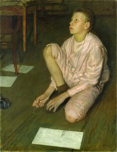 Leopold von Kalckreuth - Wolf, der Sohn des Künstlers (1900)