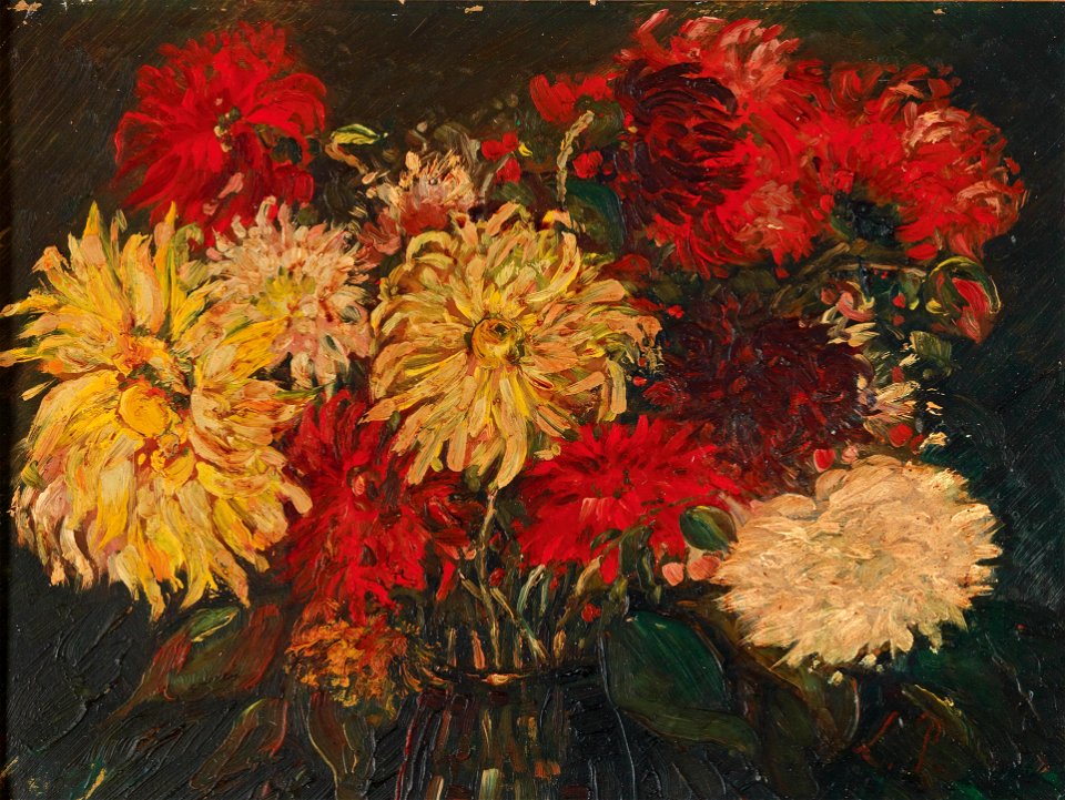 Leonid Pasternak Chrysanthemen