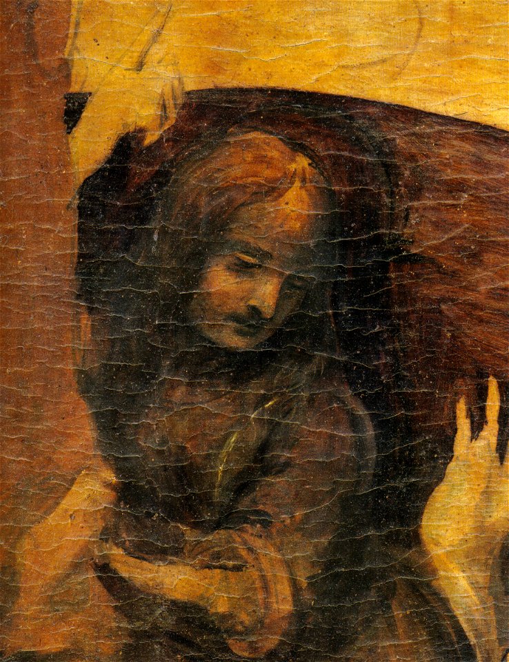 Leonardoi, adorazione dei magi, dettaglio 03