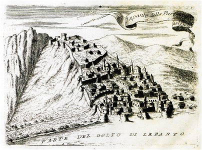 Lepanto della parte del Golfo - Coronelli Vincenzo Maria - 1708