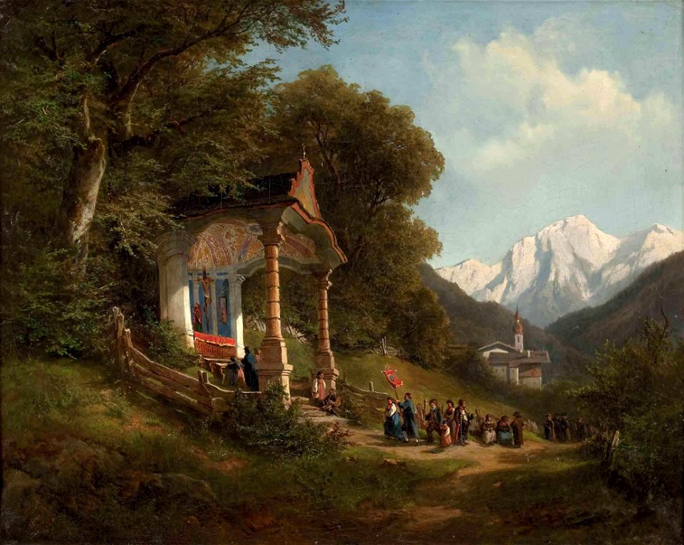 Leopold Munsch Prozession in der Ramsau