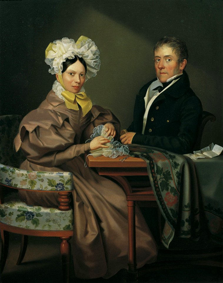 Leopold Fertbauer - Porträt einer Dame und eines Herrn - Lg 1110 - Österreichische Galerie Belvedere