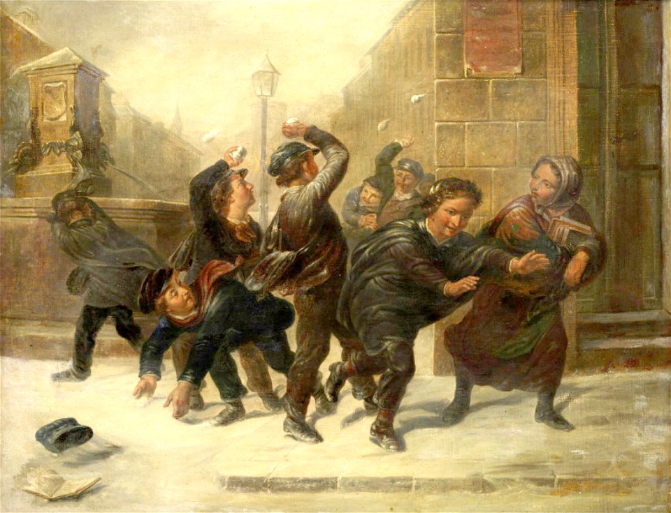 Leopold Till Schneeballschlacht