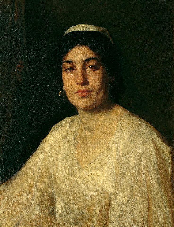 Leopold Carl Müller - Porträt einer Ägypterin - 9521 - Österreichische Galerie Belvedere