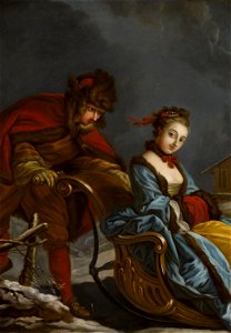 Les amusements de l'hiver (détail) (phbw13 0346)