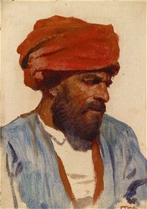 Leopold Carl Müller Portrait eines Orientalen