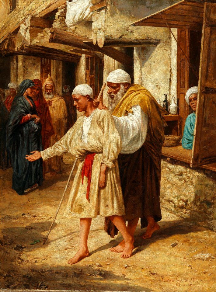 Leopold Carl Müller Blinder Bettler 1878