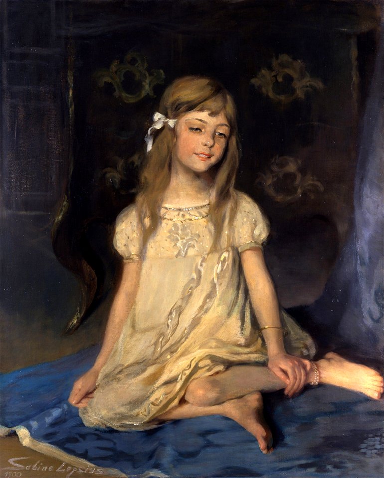 Sabine Lepsius - Monica, die Tochter der Künstlerin (1900)