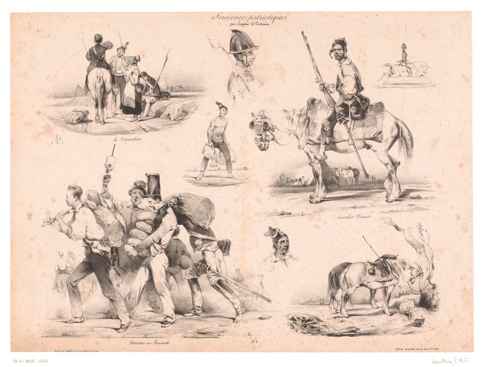 Lepoittevin--Souvenirs patriotiques no 1--1830--Rijksmuseum