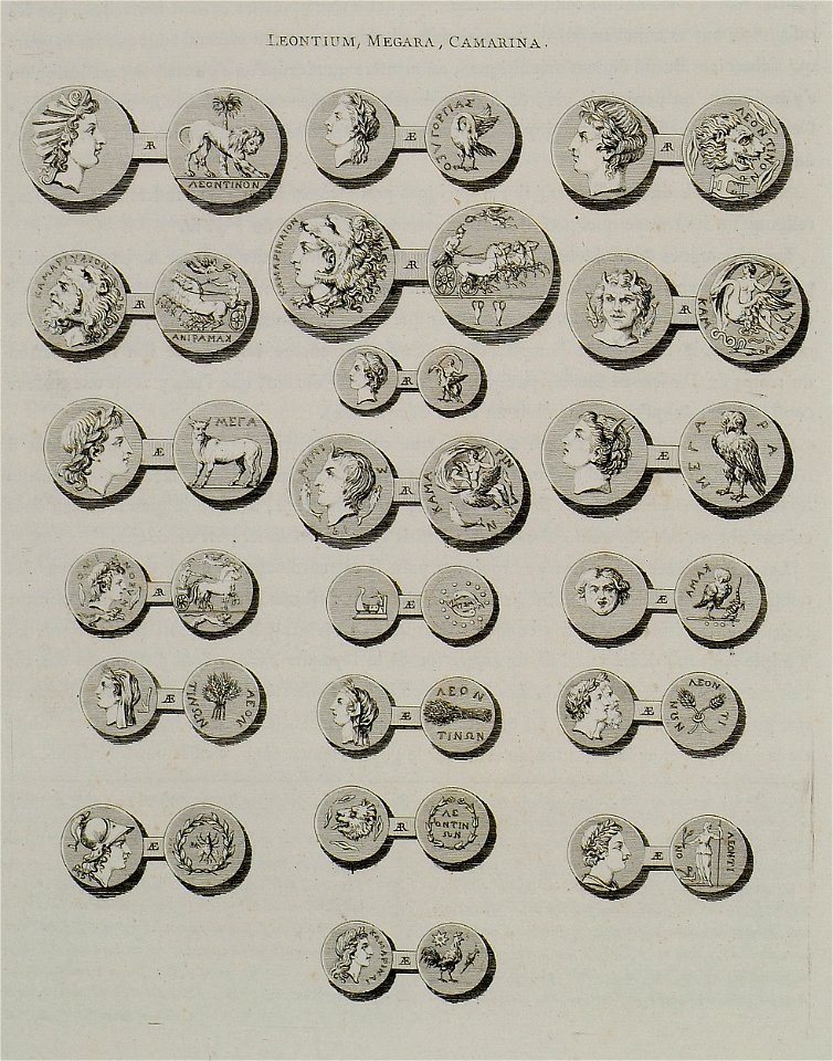 Leontium, Megara, Camarina - Saint-non Jean Claude Richard Abbé De - 1786