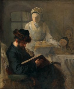 Leopold Horovitz - U rabína - O 550 - East Slovak Gallery