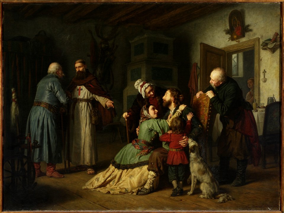 Leopold Löffler - Return from bondage - MP 3010 MNW - National Museum in Warsaw