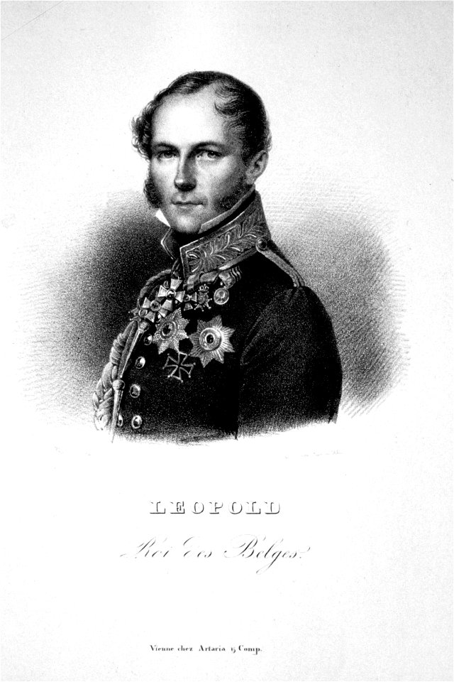Leopold I. von Belgien Litho 02