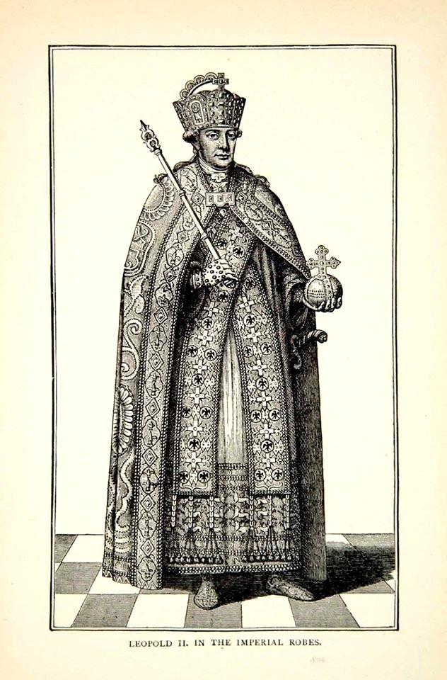 Leopold II in Imperial Coronation Regalia