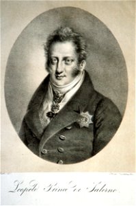 Leopold von Neapel-Sizilien Litho