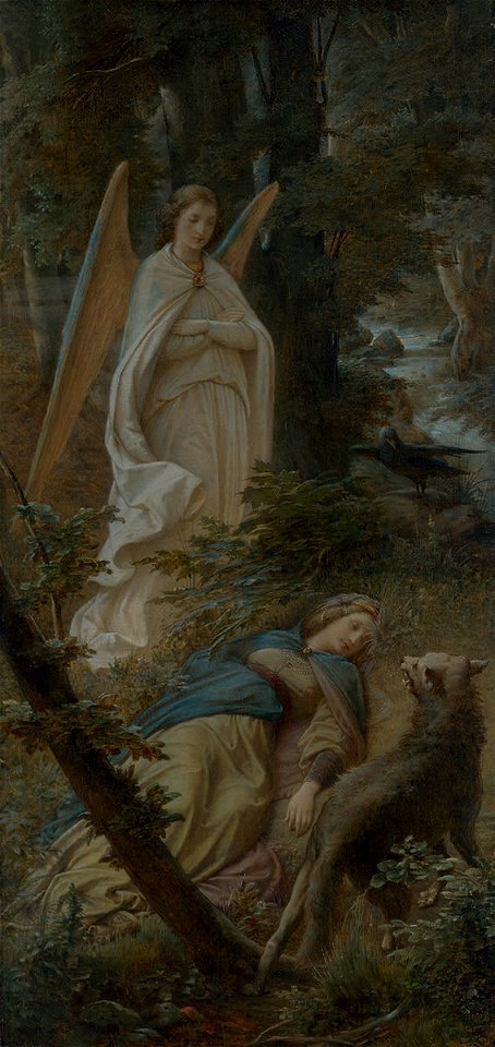 LEOPOLD-BODE BERTA-SCHLAEFT-IM-WALDE-TRIPTYCHON-LINKER-FLUEGEL CC-BY-SA BSTGS 11591A