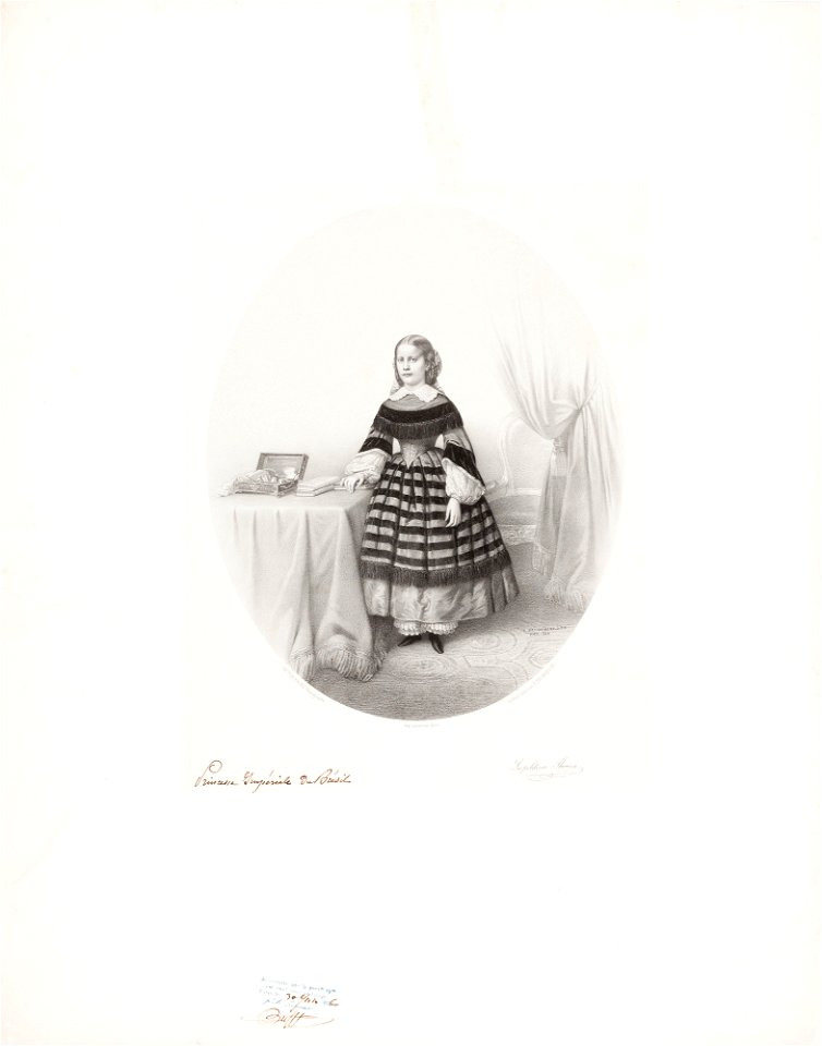 Leopoldina Thereza, Princesse Impériale du Brésil, da Coleção Brasiliana Iconográfica