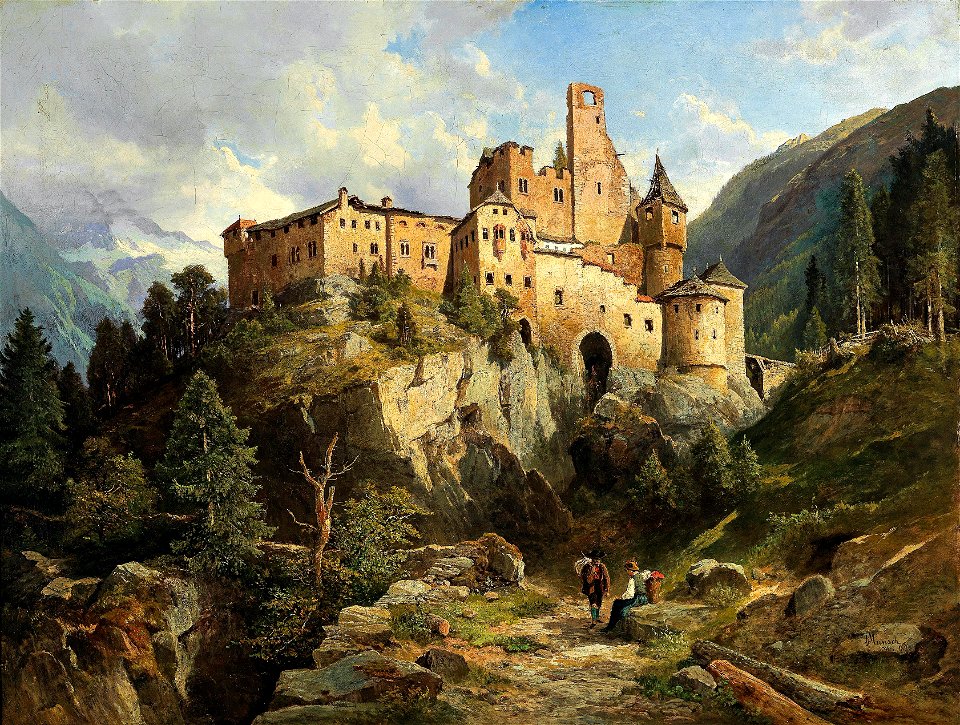 Leopold Munsch Burg Taufers 1886