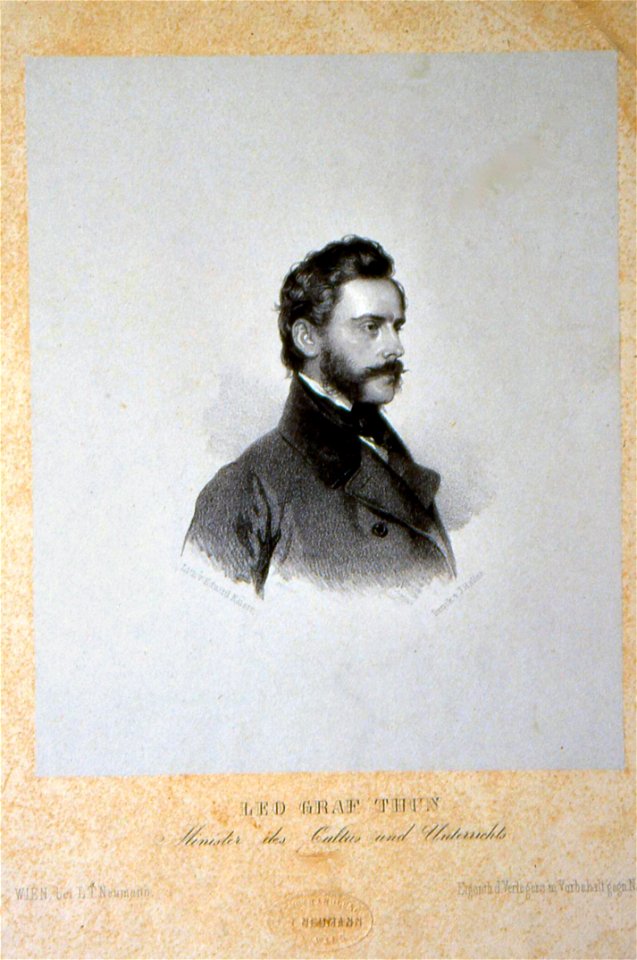 Leopold Thun-Hohenstein Litho