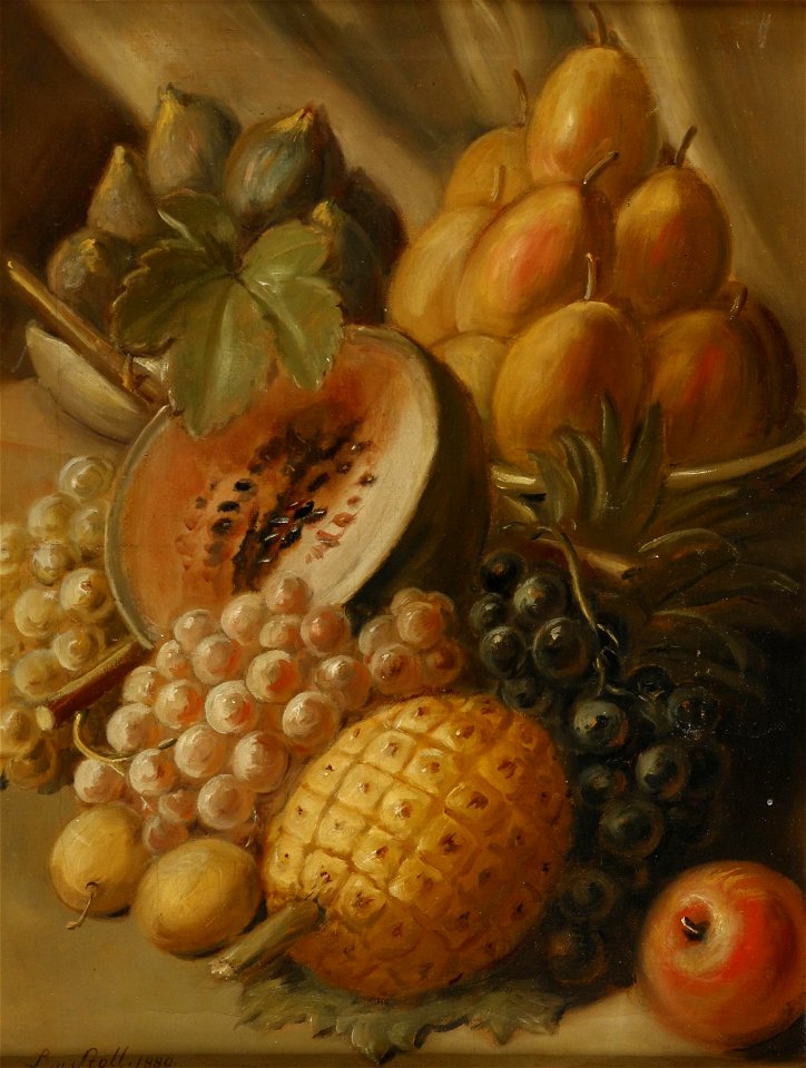 Leopold von Stoll Früchtestillleben 1880