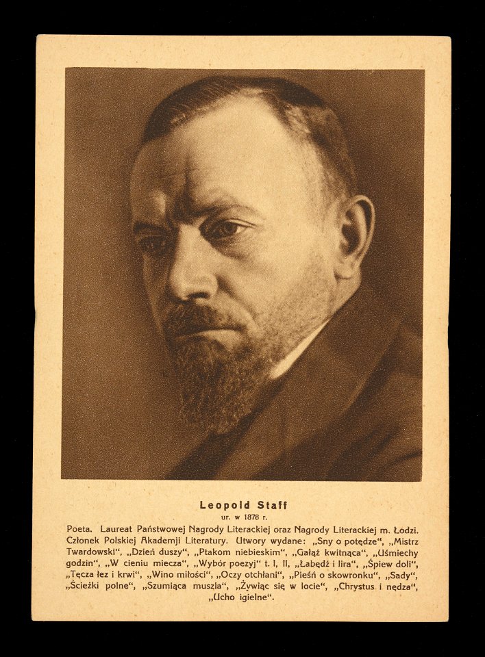 Leopold Staff pocztówka